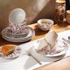 Casa Lilac 12-Pieces Dinner Set - Serves 4, Lilac
