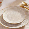 Dotnella 16-Pieces Dinner Set - Serves 4, White