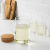 IKEA 365+ IKEA Jug with Lid, - 1.5L, Clear Glass/Cork