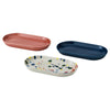 RÖDSNULTRA IKEA Set of 3 Serving Plate, Mixed Patterns - 20x11cm