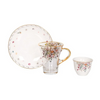 La Mesa 18-Pieces Butterfly Tea & Coffee Cup Set