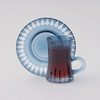 Dallaty 12-Pieces Tea Cup Set, Blue