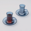 Dallaty 12-Pieces Tea Cup Set, Blue