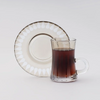 Dallaty 12-Pieces Tea Cup Set, Brown