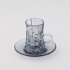Dallaty 12-Pieces Tea Cup Set, Grey