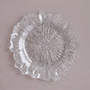 Luna Charger Plate - 33cm, Silver/Clear