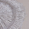 Luna Charger Plate - 33cm, Silver/Clear