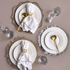 Luna Charger Plate - 33cm, Silver/Clear