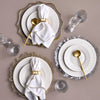 Luna Charger Plate - 33cm, Gold/Clear