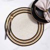 Gresham Beaded Placemat - 38cm, Gold