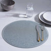 Gatsby Glass Placemat - 38cm, Silver
