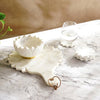 Praline 4-Pieces Marble Coaster Set - 10x10cm, White