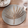 Rimac Beaded Placemat - 38cm, Silver/Gold