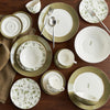 Eucalyptus 32-Pieces New Bone China Dinner Set, Serves 6