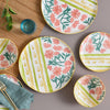 Hazel 12-Pieces New Bone China Dinner Set - Serves 4