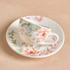 Rosette Ceramic Cup and Saucer Set - 100ml