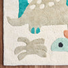 Steve Dino Sage Handtufted Kids Rug - 120x160cm