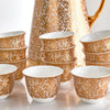 Amina 13-Pieces Porcelain Qahwa Set