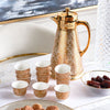 Amina 13-Pieces Porcelain Qahwa Set