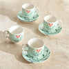 Kai 12-Pieces New Bone China Espresso Set - 90 ml, Serves 6