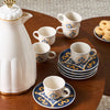 Floreal Sao Luis 12-Pieces Ceramic Espresso Set - 65 ml, Serves 6
