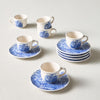 Cena 12-Pieces Ceramic Espresso Set - 65 ml, Serves 6