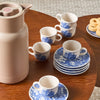 Cena 12-Pieces Ceramic Espresso Set - 65 ml, Serves 6