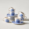 Cena 12-Pieces Ceramic Espresso Set - 65 ml, Serves 6