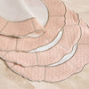 Raqiya Scallop 4-Pieces Placemat Set - 33x33cm