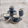 Diaa Allam-Ehsan 12-Piece New Bone China Espresso Set - 90 ml