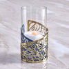Diaa Allam-Ehsan Stainless Steel Hurricane Candleholder - 30cm