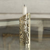 Diaa Allam-Ehsan Stainless Steel Taper Candleholder - 16cm