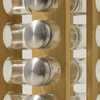 Alberto Spice Jars Set 16-Pieces With Bamboo Rack