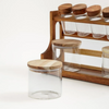 Alberto 8-Pieces Spices Set with Acacia Wood Stand