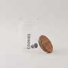 Alberto 3-Pieces Glass Canister Jar with Acacia Lids