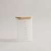 Alberto 4-Pieces Borosilicate Glass Canister Set with Wood Lid