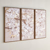 Mariana 3-Piece Framed Canvas Wall Art Set - 60x120 cm
