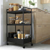 NISSAFORS IKEA Trolley, Black - 50.5x30x83 cm