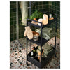 NISSAFORS IKEA Trolley, Black - 50.5x30x83 cm