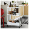 NISSAFORS IKEA Trolley, White - 50.5x30x83 cm